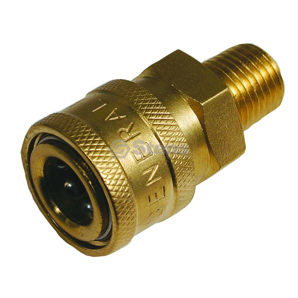 High Pressure Washer Brass Hose Quick Connect 1/4 Male Coupler Socket  NPT-M