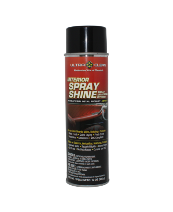 ULTRA CLEAN INTERIOR SPRAY SHINE #812077 – Auto Detail Supply Pros