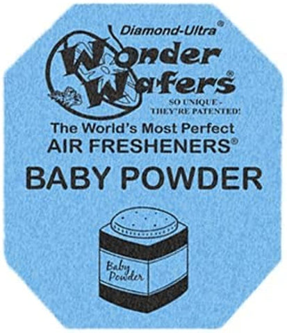 WONDER WAFERS BABY POWDER AIR FRESHENER 10PK.