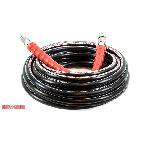 DIRT KILLER 50' BLACK SINGLE WIRE HIGH PRESSURE HOSE