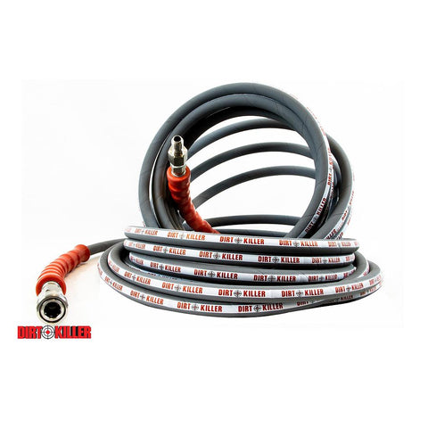 DIRT KILLER 50' GREY SINGLE WIRE NON-MARKING HIGH PRESSURE HOSE