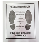 GST COATED PAPER FLOOR MATS