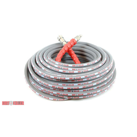 DIRT KILLER 100' GREY NON-MARKING DOUBLE WIRE HIGH PRESSURE HOSE