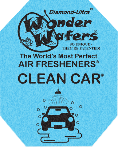 WONDER WAFERS CLEAN CAR AIR FRESHENERS 10PK
