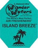 WONDER WAFERS ISLAND BREEZE AIR FRESHENERS 10PK.