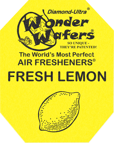 WONDER WAFERS FRESH LEMON AIR FRESHENER 10PK.