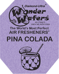 WONDER WAFERS PINA COLADA AIR FRESHENERS 10PK.