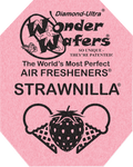 WONDER WAFERS STRAWNILLA AIR FRESHENER 10PK.