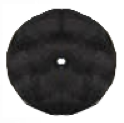 SM ARNOLD 3.5" MICRO WAFFLE PADS - CURVED 3.5" BLACK
