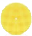 SM ARNOLD 3.5" MICRO WAFFLE PADS - CURVED 3.5" YELLOW