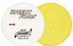 SM ARNOLD 50PPI BUFFING YELLOW FOAM FEATURES LOOP BACKING 6"