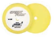 SM ARNOLD 50PPI BUFFING YELLOW FOAM FEATURES LOOP BACKING 8"