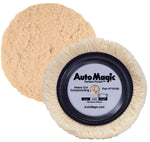 AUTO MAGIC WHITE WOOL HEAVY COMPOUND PAD