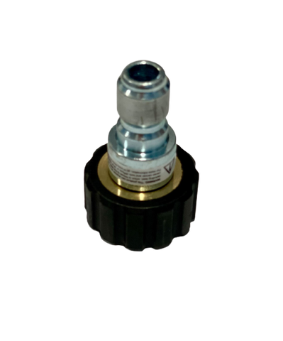 NILFISK COUPLER, 3/8 MALE PLUG QC X M22 FEMALE