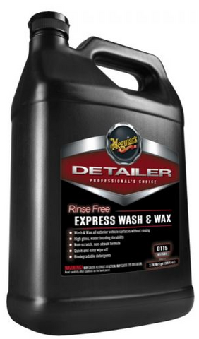 Meguiar's D115 Detailer Rinse Free Express Wash & Wax, 1 Gallon